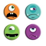 Pack 4 Magnete - Monsters by Shubi